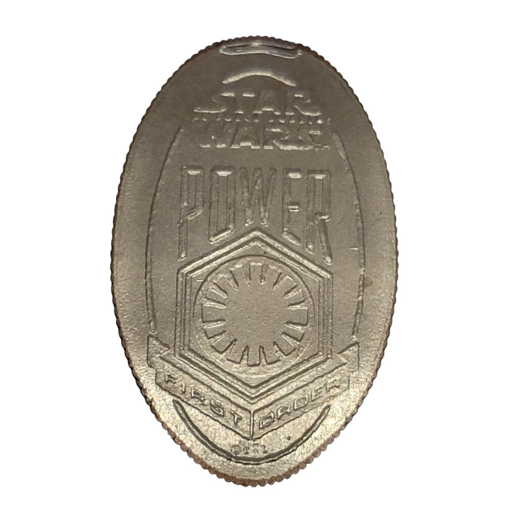 Disneyland Star Wars Pressed Coin Force Awakens Power First‎ Order Logo Retired
